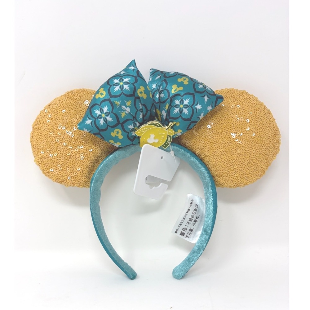 New DISNEY PARKS Lemoncello Epcot Italy Pavillion Minnie Mouse ears